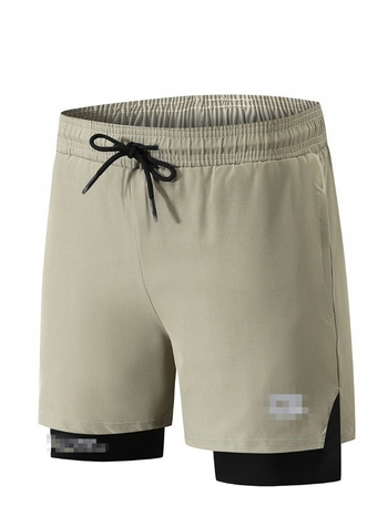 Muške trkačke šorceve, slobodnog kroja, srednji pojas, podstava od najlona, brzo-sušeći poliester materijal, duljina 5/4