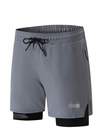 Muške trkačke šorceve, slobodnog kroja, srednji pojas, podstava od najlona, brzo-sušeći poliester materijal, duljina 5/4