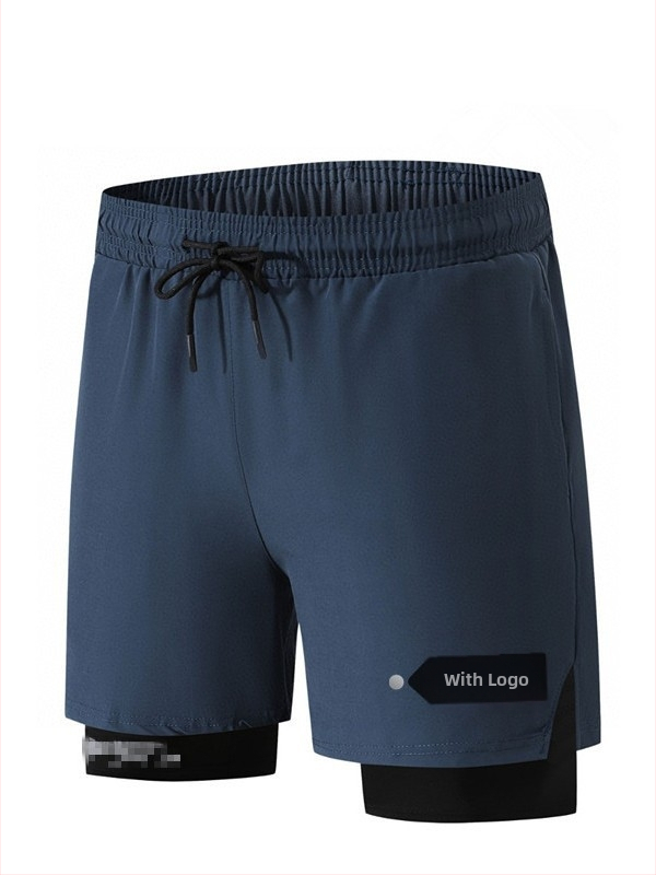 Muške trkačke šorceve, slobodnog kroja, srednji pojas, podstava od najlona, brzo-sušeći poliester materijal, duljina 5/4