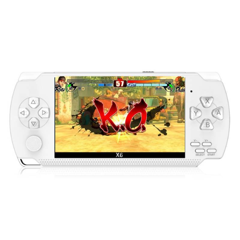 X6 prijenosna konzola za igre s 4,3-inčnim HD kolor zaslonom – Nostalgijski PSP arkadni stil Switch2