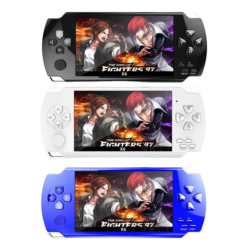 X6 prijenosna konzola za igre s 4,3-inčnim HD kolor zaslonom – Nostalgijski PSP arkadni stil Switch2