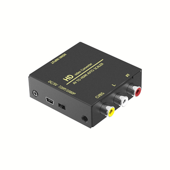 Yihao YH-014 HDMI/AV pretvarač — HDMI u RCA CVBS i AV u HDMI, 1080P, Podrška upravljanja napajanjem