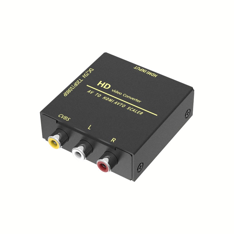 Yihao YH-014 HDMI/AV pretvarač — HDMI u RCA CVBS i AV u HDMI, 1080P, Podrška upravljanja napajanjem