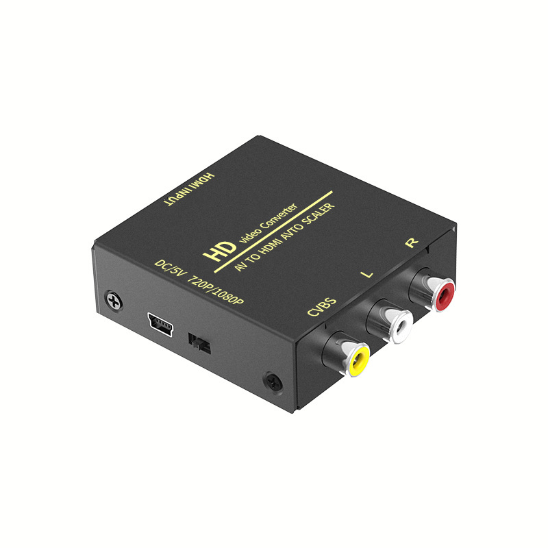 Yihao YH-014 HDMI/AV pretvarač — HDMI u RCA CVBS i AV u HDMI, 1080P, Podrška upravljanja napajanjem