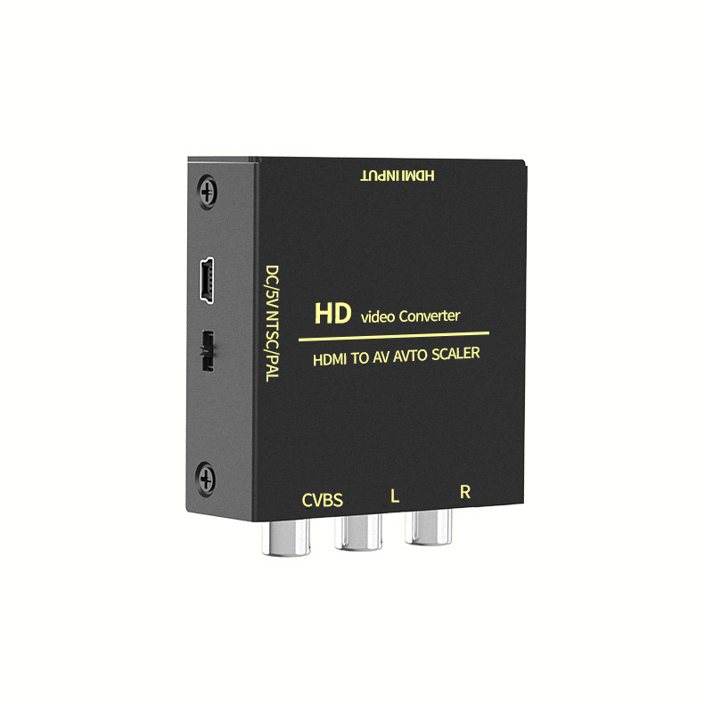 Yihao YH-014 HDMI/AV pretvarač — HDMI u RCA CVBS i AV u HDMI, 1080P, Podrška upravljanja napajanjem