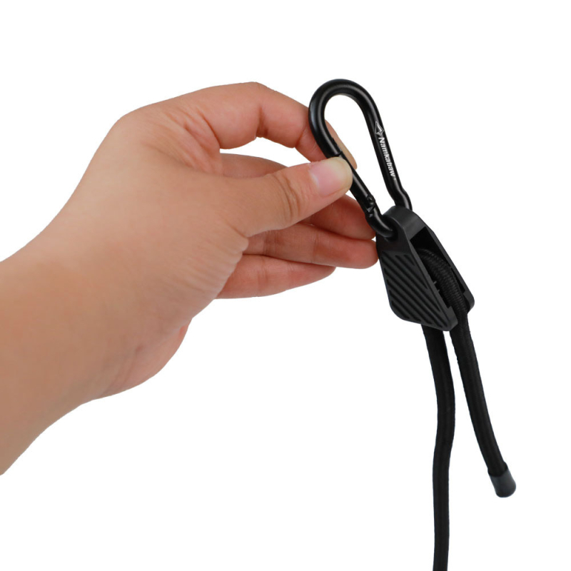 Elastično uže za kampiranje s otpornošću na habanje plastičnom kukom – podesivo uže za pričvršćivanje tereta