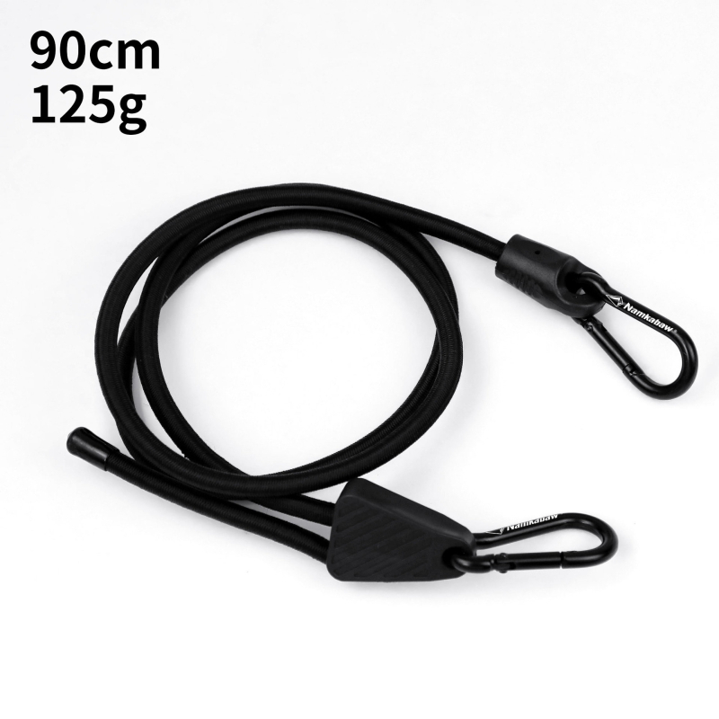 Elastično uže za kampiranje s otpornošću na habanje plastičnom kukom – podesivo uže za pričvršćivanje tereta