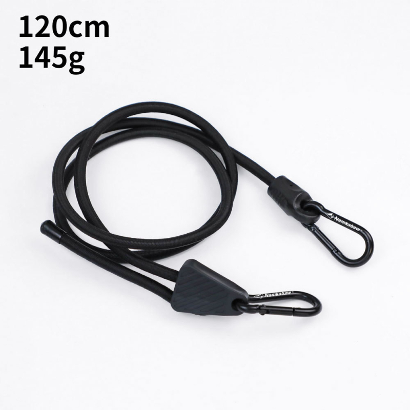 Elastično uže za kampiranje s otpornošću na habanje plastičnom kukom – podesivo uže za pričvršćivanje tereta