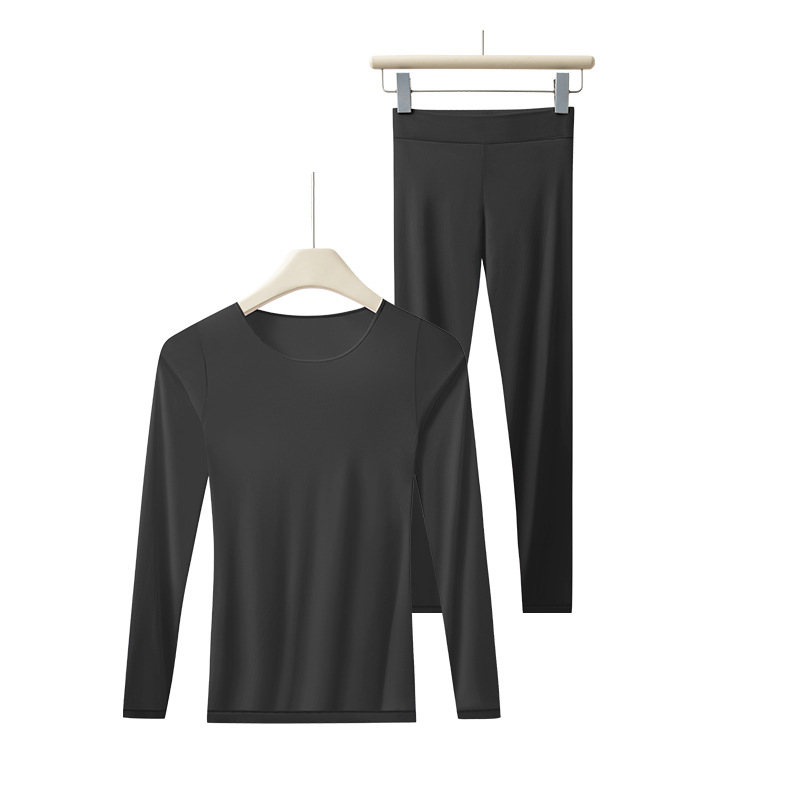 Unisex termalno donje rublje – osnovni sloj od najlon mješavine, 30–50% najlona; tanko platno 101–120 g/m2; okrugli izrez, dugi rukavi, hlače; brzo suši, diše, elastično, zadržava toplinu