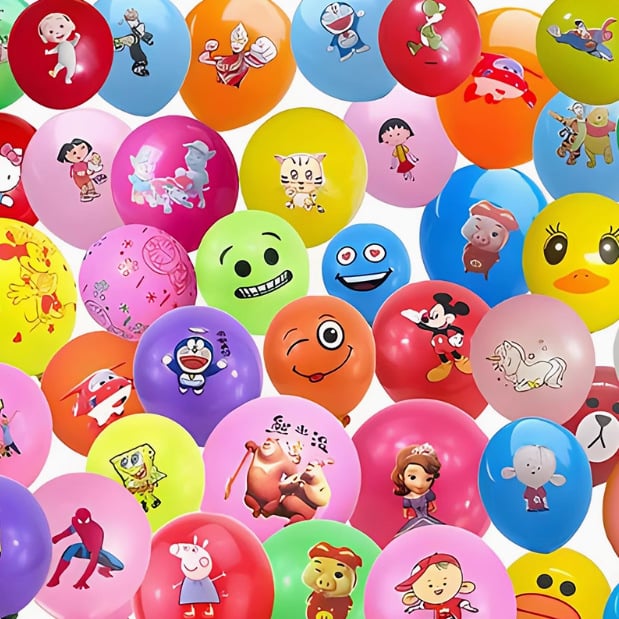 Balon de antrenament pentru respirație pentru vârstnici și copii, balon de latex, formă rotundă, fără logo