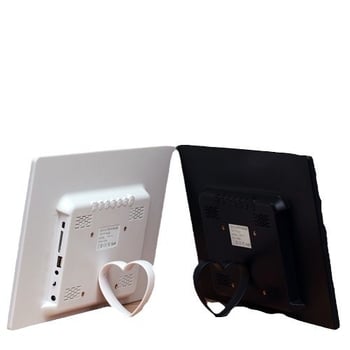 HD digitális fotókocka keret időzítővel, 1280x800 felbontás, MS/SD/TF/MMC kártyák támogatása, zene és videólejátszás, OEM logó nyomtatás