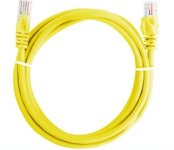 Cat5e gyors Ethernet-kábel RJ45 kristályfej csatlakozókkal routerekhez