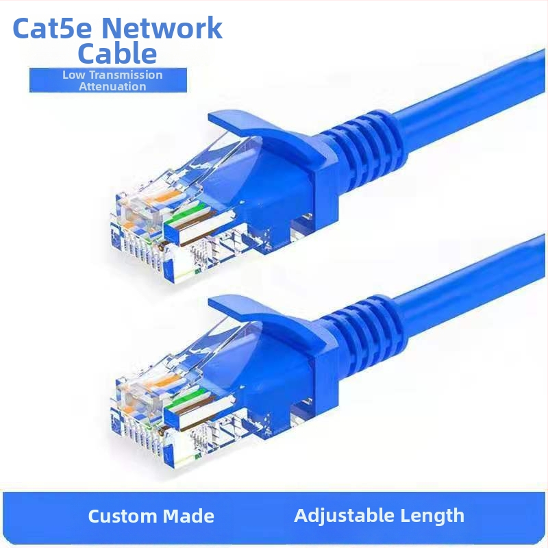 Cat5e Ethernet kábel s RJ45 Crystal Head konektormi pre smerovače