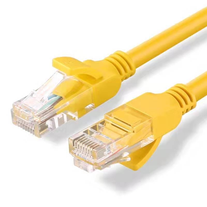 Cat5e gyors Ethernet-kábel RJ45 kristályfej csatlakozókkal routerekhez