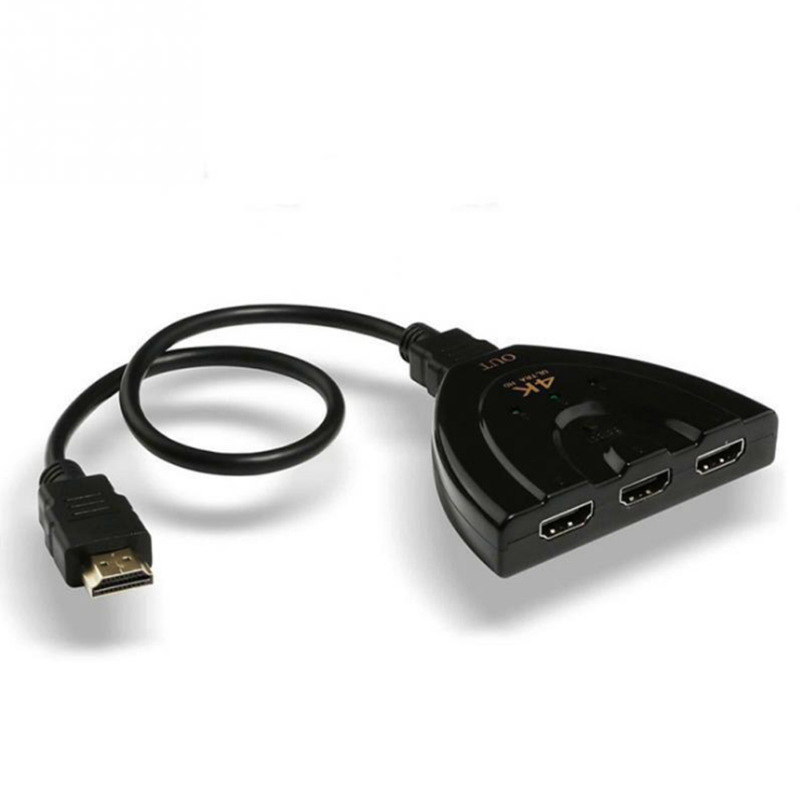 HDMI prekidač i razvodnik, 4K, 0,5 m kabel, upravljanje napajanjem