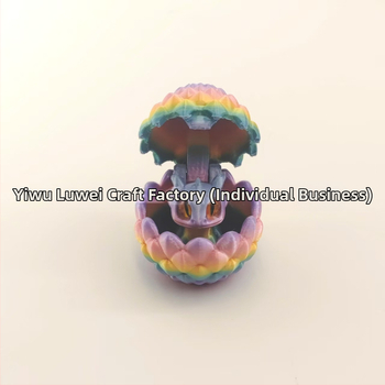 Set ukrasa od drakonovih jaja, 3D-tisnuto, PLA, moderan umjetnički stil, viseće ukrase