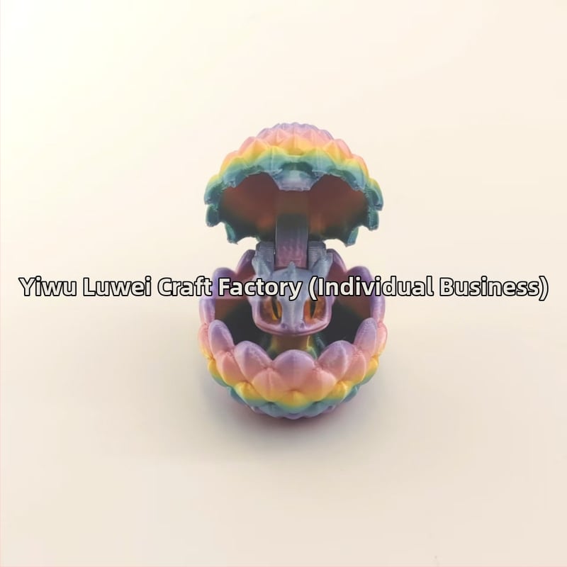 Set ukrasa od drakonovih jaja, 3D-tisnuto, PLA, moderan umjetnički stil, viseće ukrase