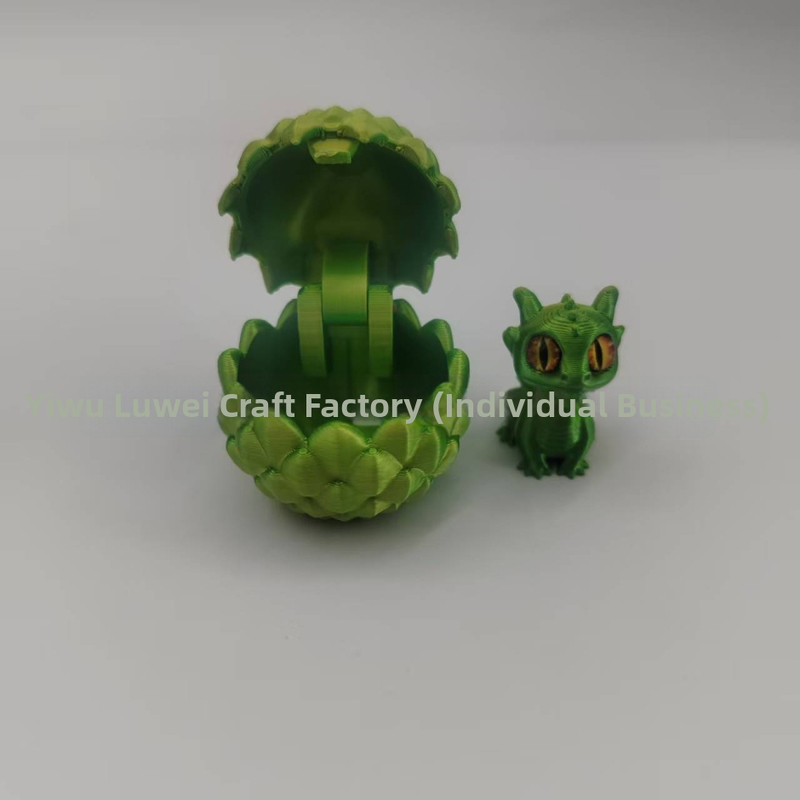 Set ukrasa od drakonovih jaja, 3D-tisnuto, PLA, moderan umjetnički stil, viseće ukrase