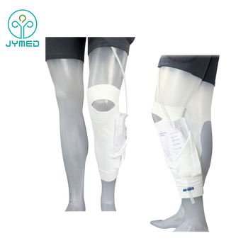 Centură de drenaj pentru pungă de urină cu buzunar, Velcro din țesătură, bumbac pur, amestec nylon-poliester, pentru îmbrăcăminte