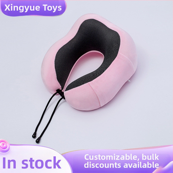 У-образна възглавница с мемори пяна за шия – пътуваща възглавница с опора на шийния прешлен, за възрастни