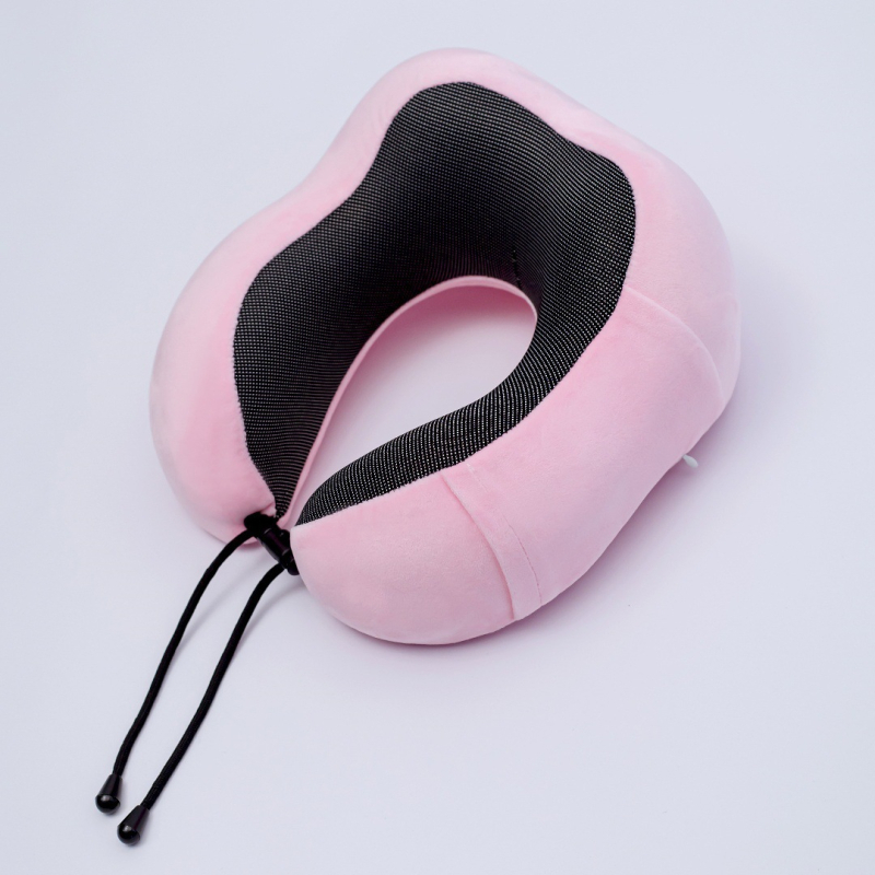 У-образна възглавница с мемори пяна за шия – пътуваща възглавница с опора на шийния прешлен, за възрастни