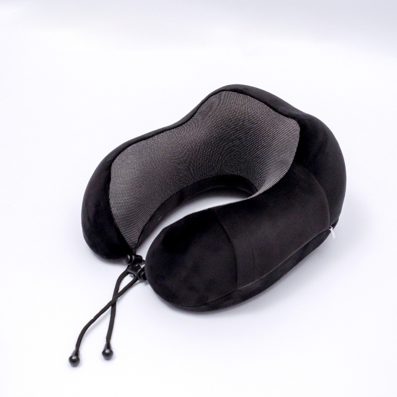У-образна възглавница с мемори пяна за шия – пътуваща възглавница с опора на шийния прешлен, за възрастни