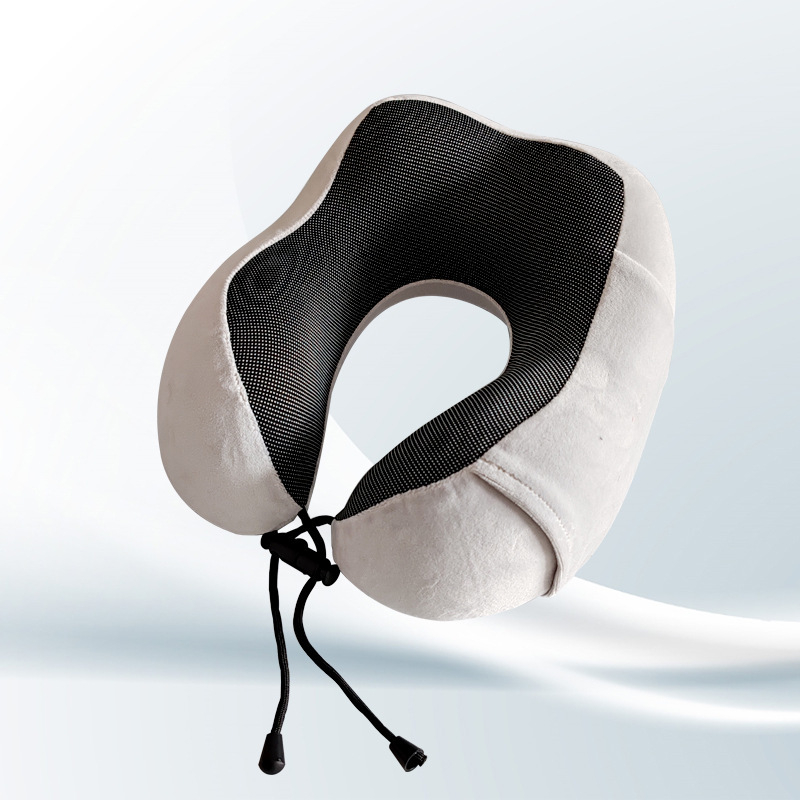 У-образна възглавница с мемори пяна за шия – пътуваща възглавница с опора на шийния прешлен, за възрастни