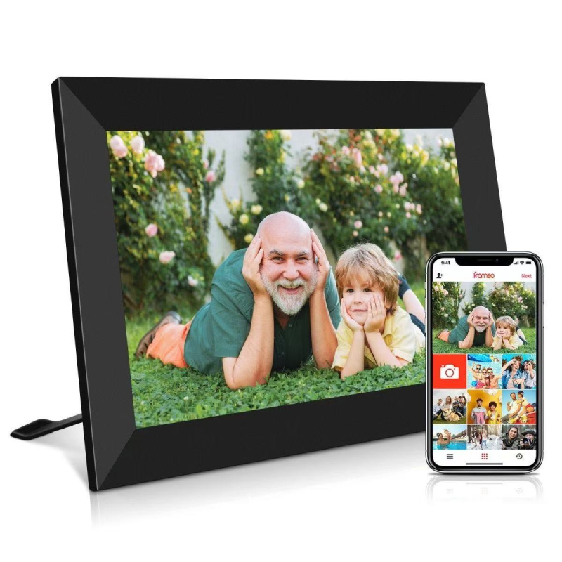 Frameo digitalni okvir za fotografije 10,1 inča, 32 GB pohrane, 800x1280 rezolucija, Wi‑Fi, podrška SD/USB, JPEG/JPG, reprodukcija glazbe i videa