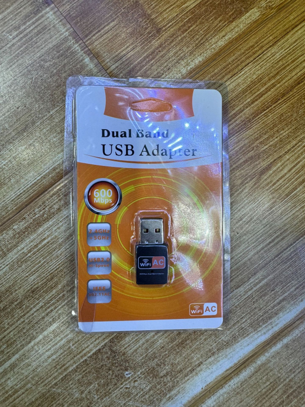 RTL8811CU adaptor USB WiFi pentru desktop și laptop, 600 Mbps, bandă duală 2,4/5 GHz, 802.11g/n