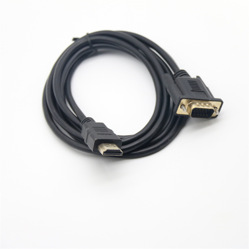 Cablu adaptor HDMI către VGA pentru laptop/desktop către monitor; rezoluție 1920x1080; lungime 1.8/3 m; model YD-C188