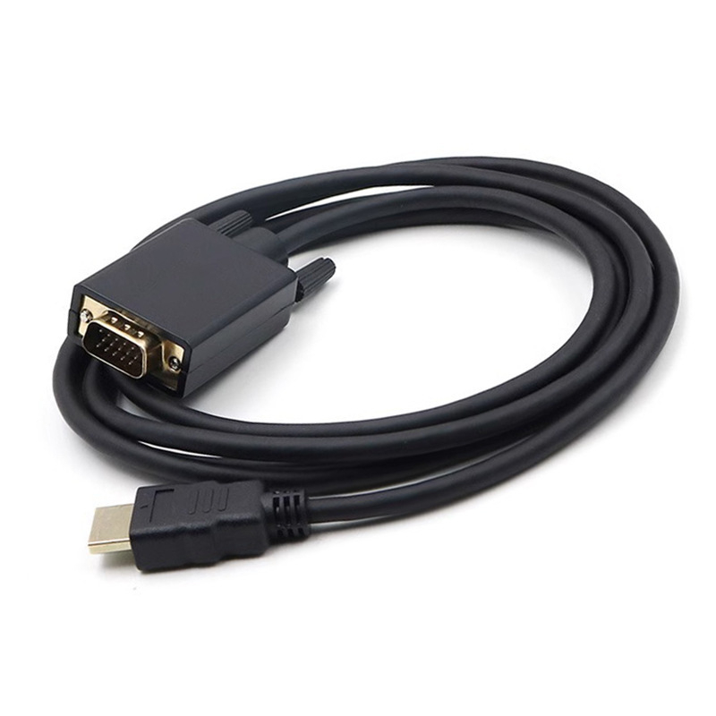 Cablu adaptor HDMI către VGA pentru laptop/desktop către monitor; rezoluție 1920x1080; lungime 1.8/3 m; model YD-C188