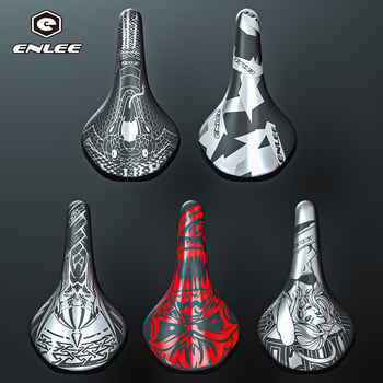 ENLEE Graffiti Cushion Bicycle Saddle – Spužvasti jastuk, opća kompatibilnost, pakirano u kutiji