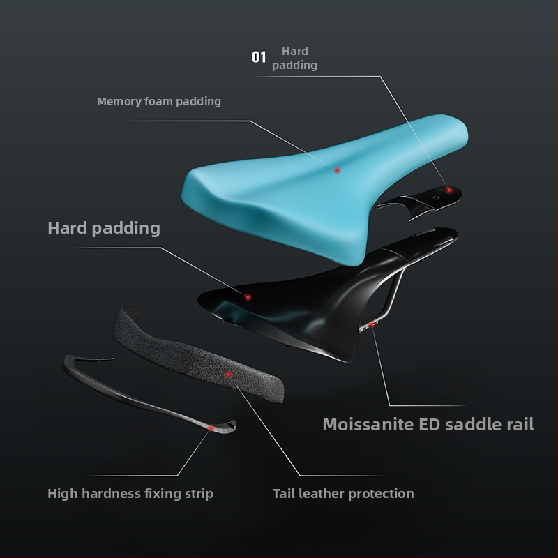 ENLEE Graffiti Cushion Bicycle Saddle – Spužvasti jastuk, opća kompatibilnost, pakirano u kutiji