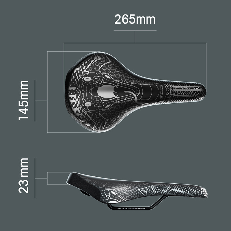 ENLEE Graffiti Cushion Bicycle Saddle – Spužvasti jastuk, opća kompatibilnost, pakirano u kutiji