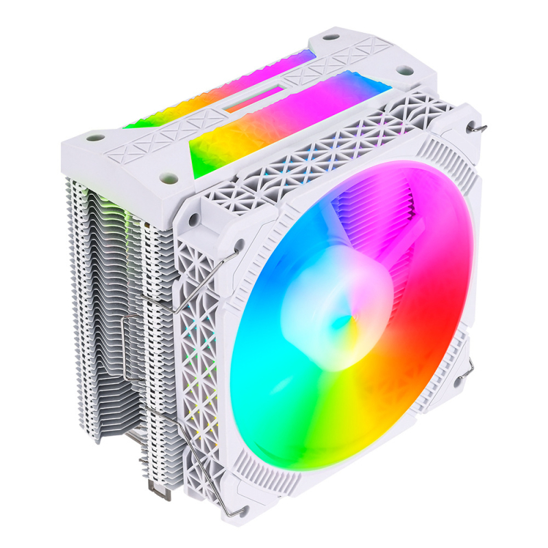 CPU hladnjak s četiri bakrene cijevi, tih rad, 1200 RPM, bakreni hladnjak, prilagodljiv pod više kutova