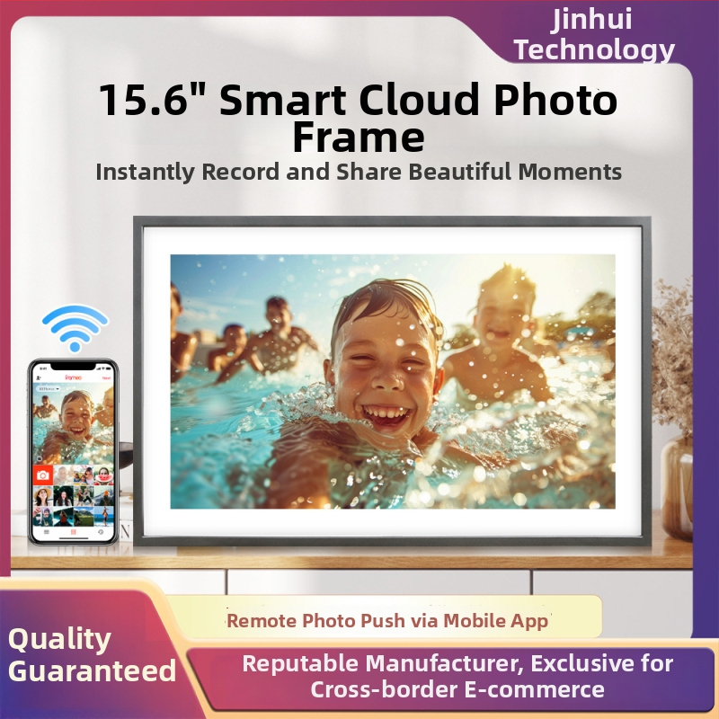Frameo/Uhale cloud Wi‑Fi digitálny rám, 32GB úložisko, SD/USB podpora, Full HD 1920×1080 displej, bezdrôtový prenos fotografií/videa cez mobilnú aplikáciu, prehrávanie videí