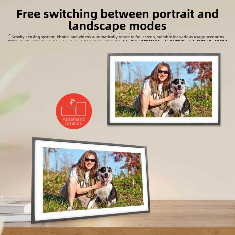 Frameo/Uhale cloud Wi‑Fi digitálny rám, 32GB úložisko, SD/USB podpora, Full HD 1920×1080 displej, bezdrôtový prenos fotografií/videa cez mobilnú aplikáciu, prehrávanie videí