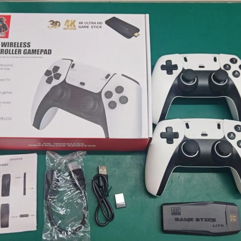 M8 Pro κονσόλα ρετρό παιχνιδιών – Ασύρματα 2.4G χειριστήρια, 64GB, HDMI 1080p, για δύο παίκτες