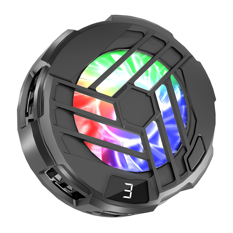 S36A digitalni zaslon magnetski poluvodični hladnjak za telefon s RGB osvjetljenjem, 5V3A, Type-C, 70 g, ABS+ aluminijska legura