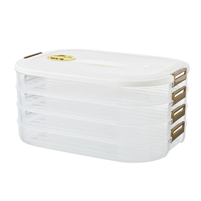 Съхранителна кутия Sakoto - PP материал, преносима и запазва свежест, прост и модерен стил