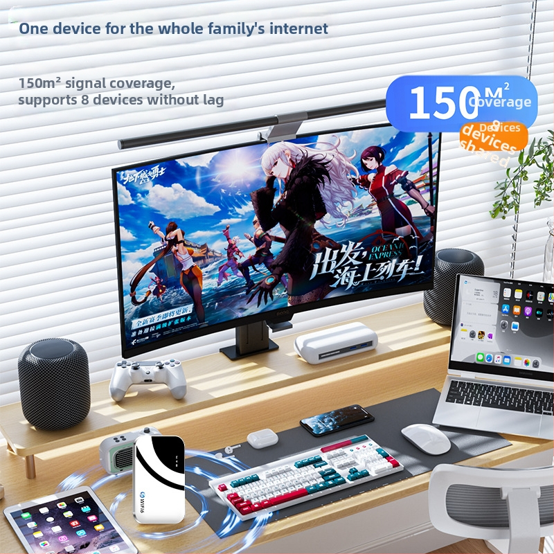 Prijenosni Wi-Fi router Hx-zysmmifi-01, 150 Mbps, 2.4 GHz, 802.11ac/g, odvojivi dizajn