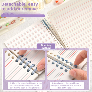 Бележник с пръстеновидно подвързване, PP обложка, хартия Offset двойна, 70 g/m², 100–200 страници