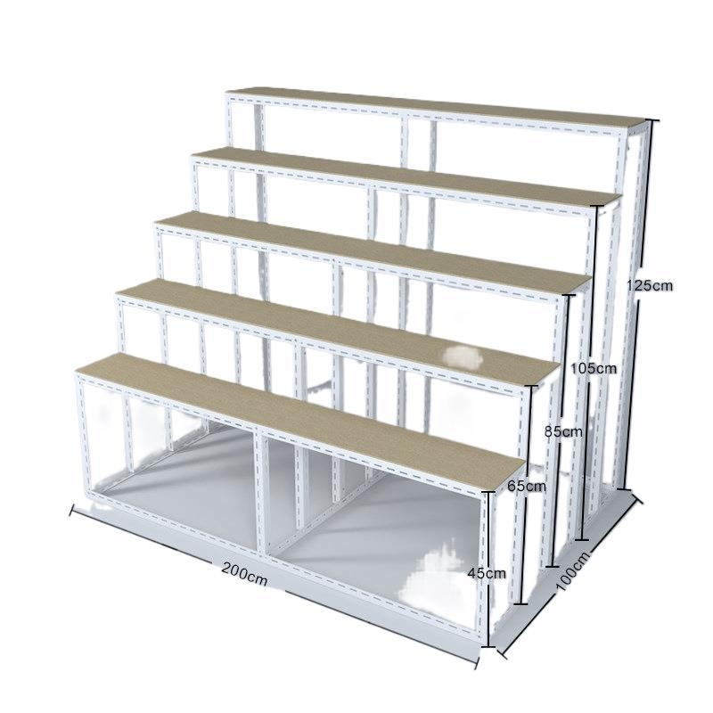 Триетажен държач за златно яйце от неръждаема стомана за лотариен дисплей – стил Японско-Корейски – подаръчна опаковка