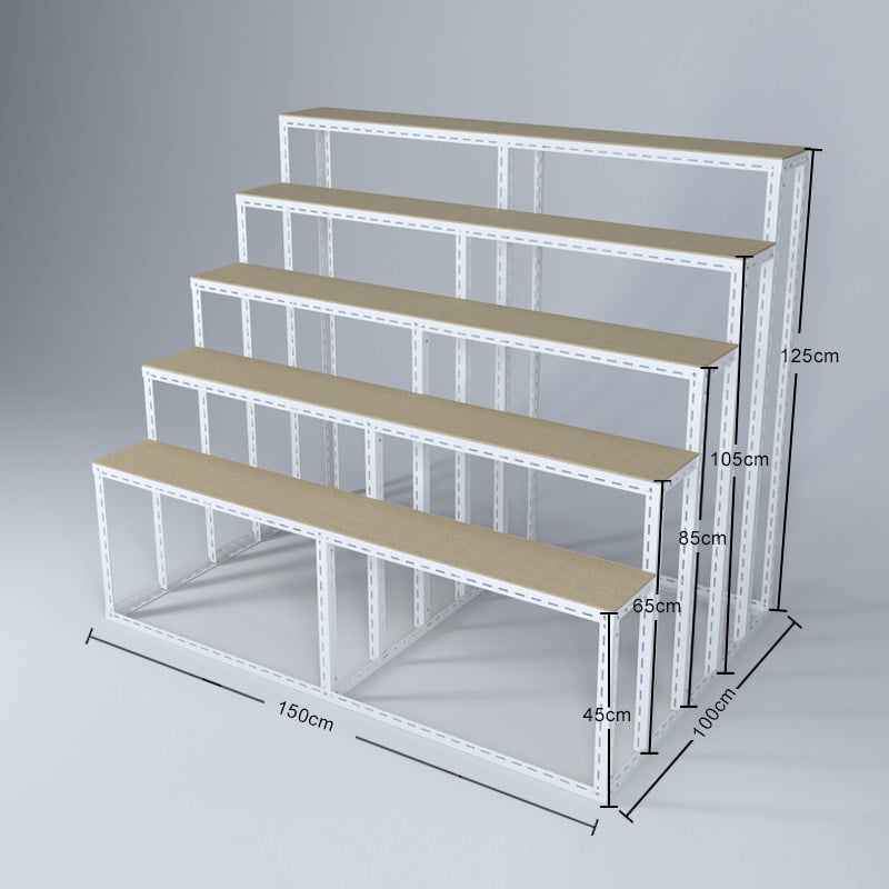 Триетажен държач за златно яйце от неръждаема стомана за лотариен дисплей – стил Японско-Корейски – подаръчна опаковка