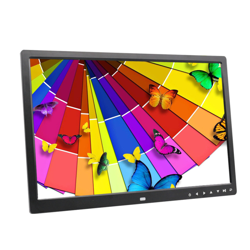 PORPOISE HT-1709T Dodirni digitalni okvir za fotografije s HDMI 1080p, zidni reklamni zaslon, podrška SD/USB/MMC i reprodukcija JPEG