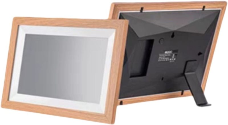 Digitalni okvir za fotografije s Wi-Fi i upravljanjem putem mobilne aplikacije, zaslon 1280x800, 32 GB pohrane, podrška SD kartici, JPEG/PNG/JPG formati, reproducija glazbe i videa