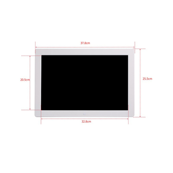 Digitalni okvir za fotografije (prikaz glazbe i videa; formati memorijskih kartica MS/SD/TF/MMC; formati slika BMP/JPEG/PNG/JPG/GIF; napajanje: priključeno na mrežu)