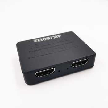 HDMI splitter 1x2, 4K60Hz, mini model, kábel 0,5 m, verzia 2.0