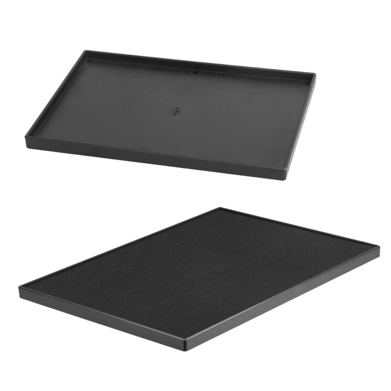 Suport metalic pentru proiector cu tavă universală, bază de podea telescopică, adaptor pentru trepied și raft de depozitare pentru proiector