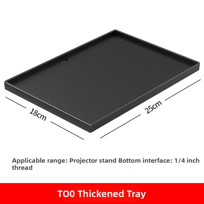 Suport metalic pentru proiector cu tavă universală, bază de podea telescopică, adaptor pentru trepied și raft de depozitare pentru proiector